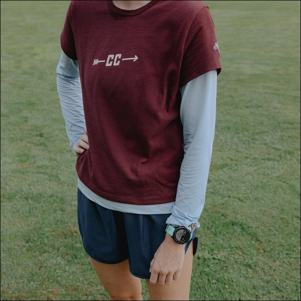 Womenâs Grayboy Tee - Cross Country
