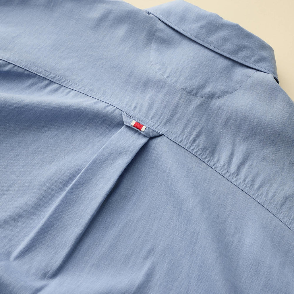 Run Cannonball Run Linen Button-Up